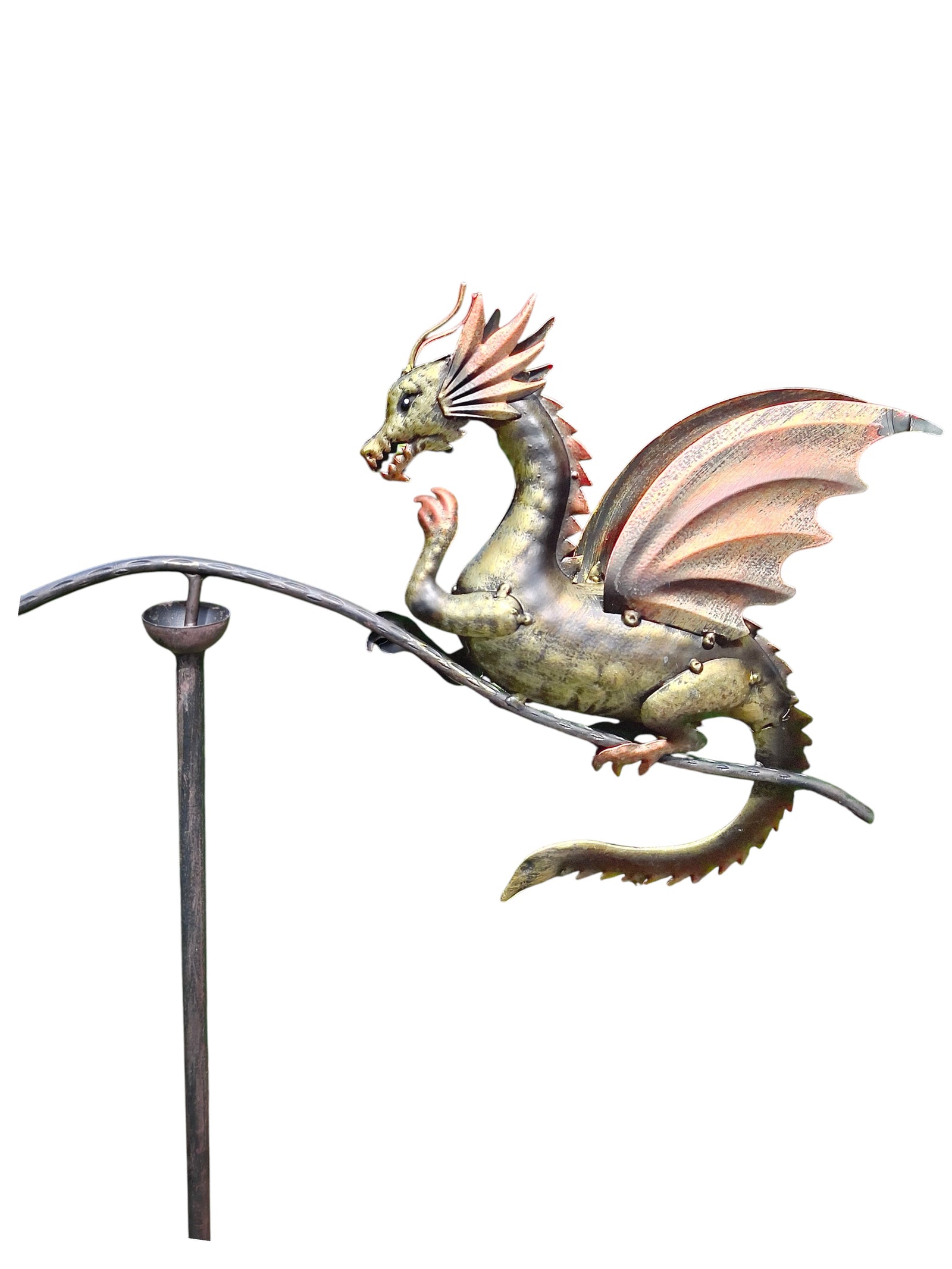 Draak Balans tuindecoratie – close-up