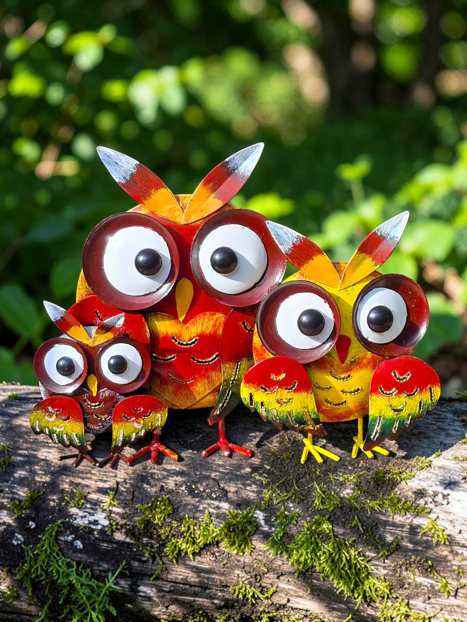 Familie Uil tuindecoratie – sfeerbeeld