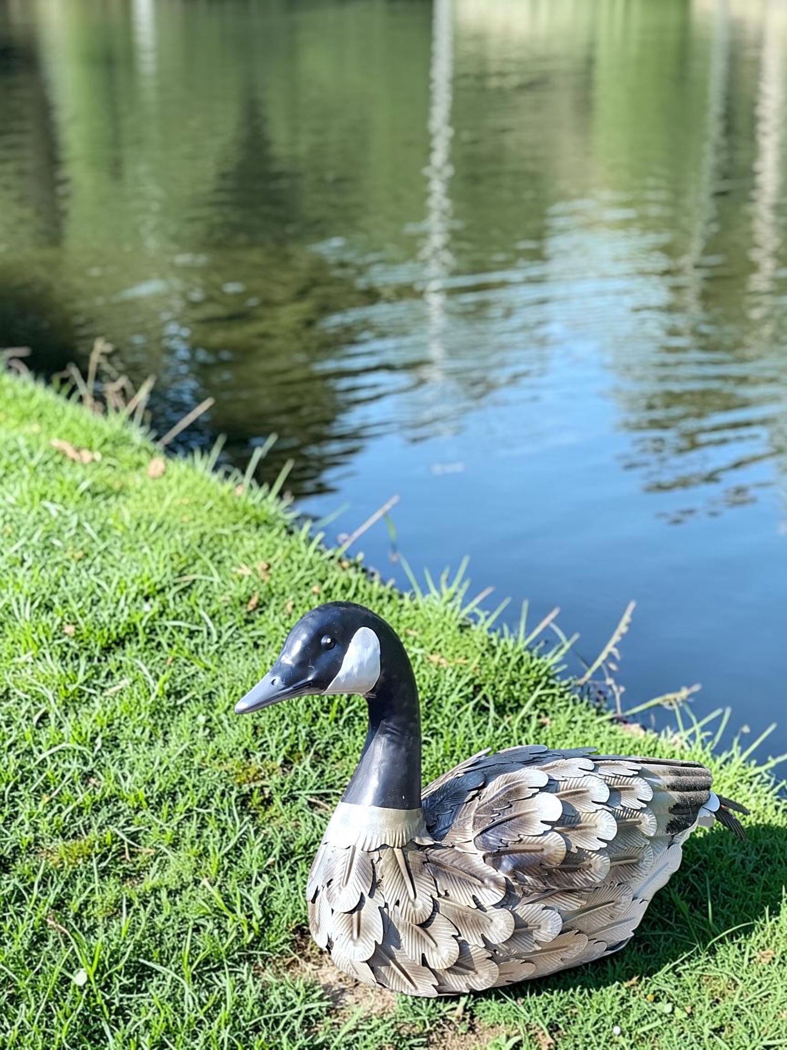 Gans Liggend tuindecoratie – sfeerbeeld