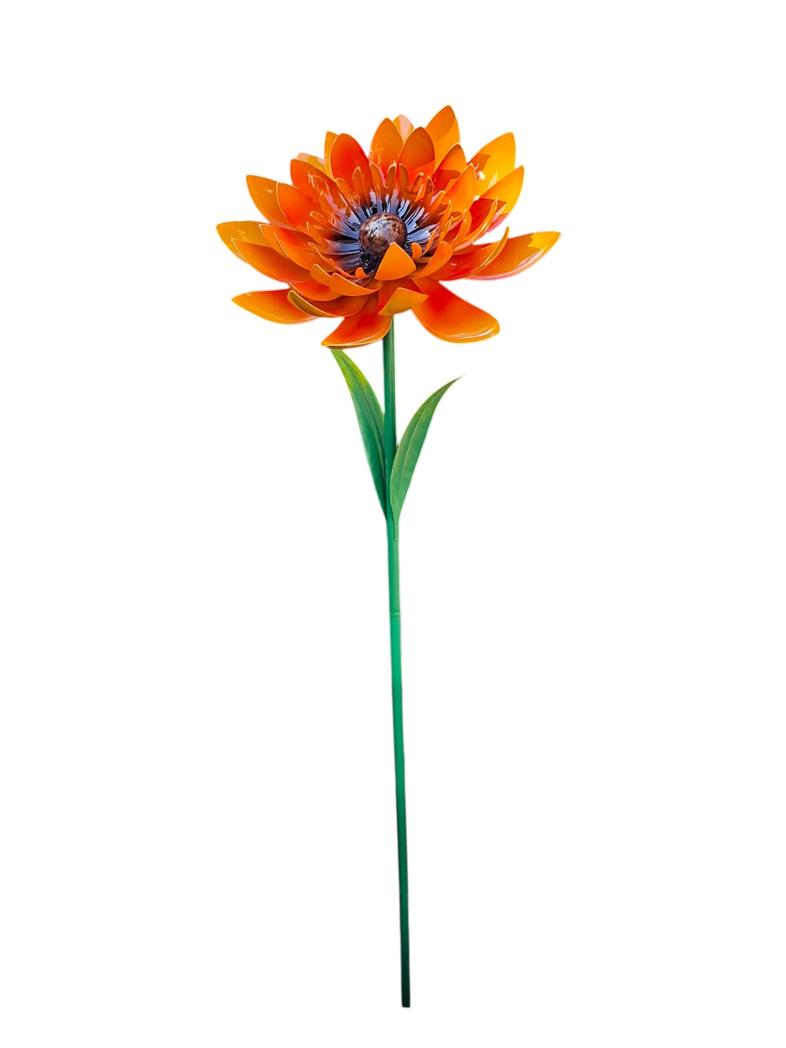 Geel-Oranje Grote Bloem tuindecoratie – detailfoto