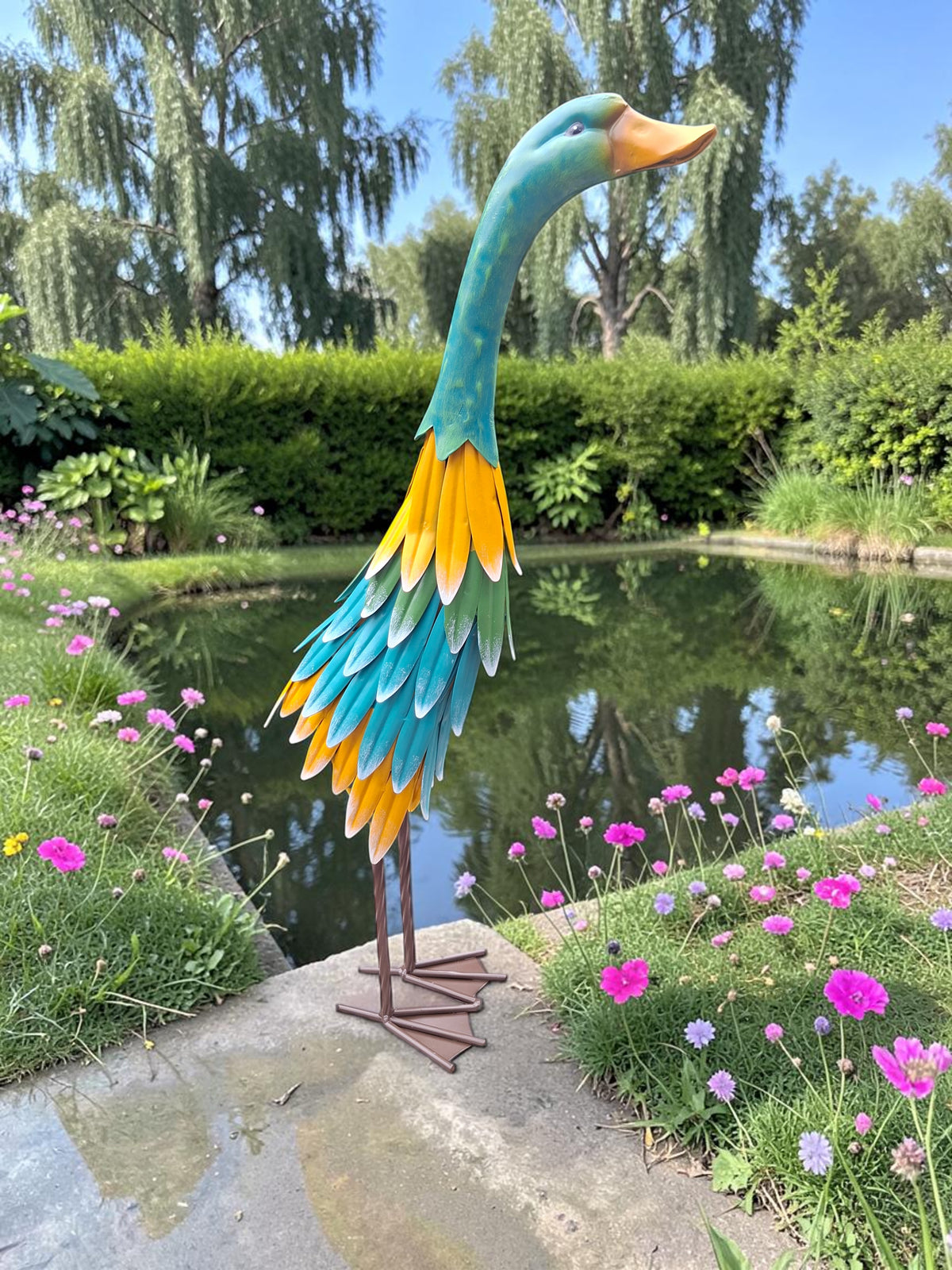 Gekke Gans tuindecoratie – sfeerbeeld