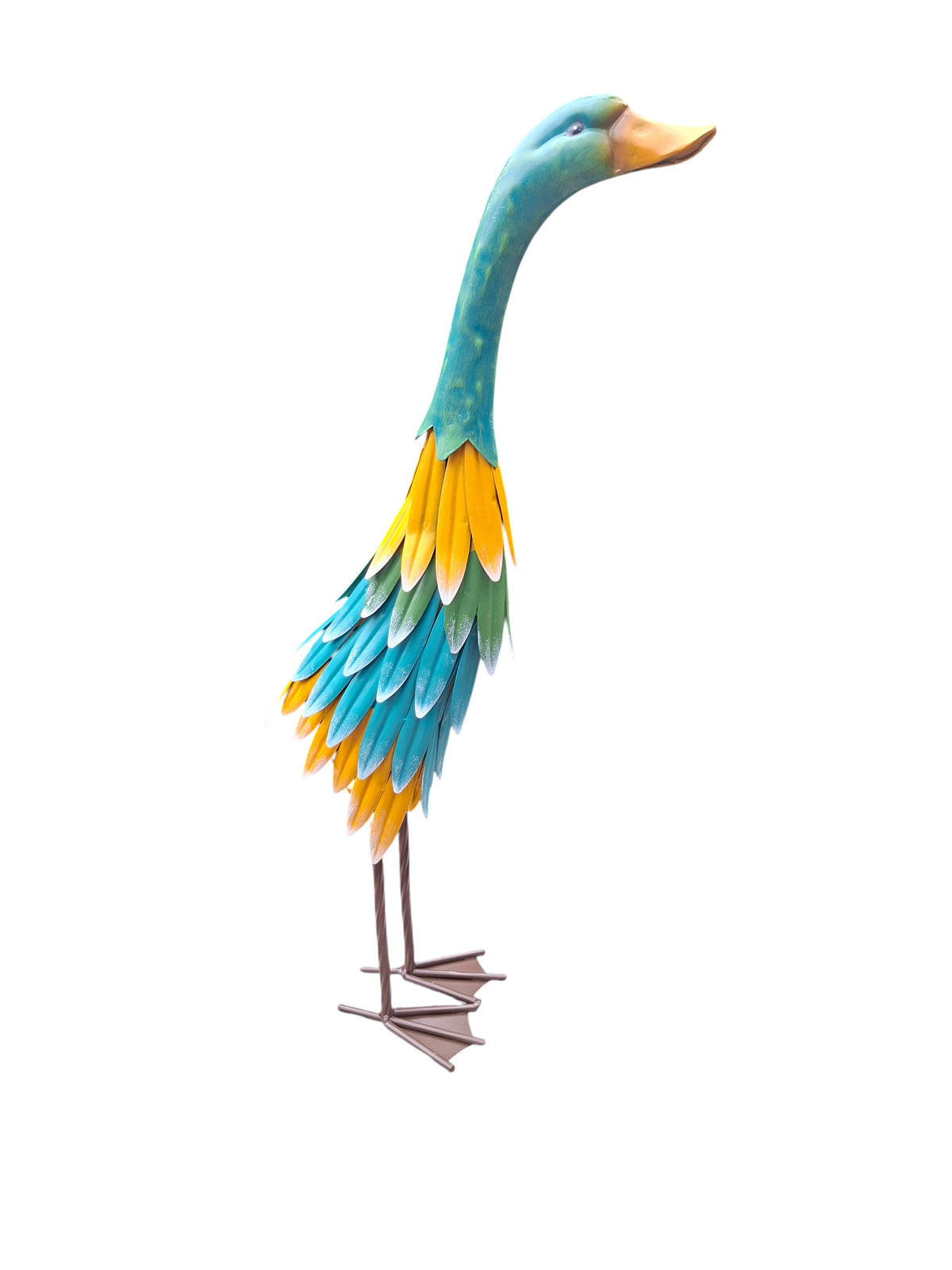 Gekke Gans tuindecoratie – detailfoto