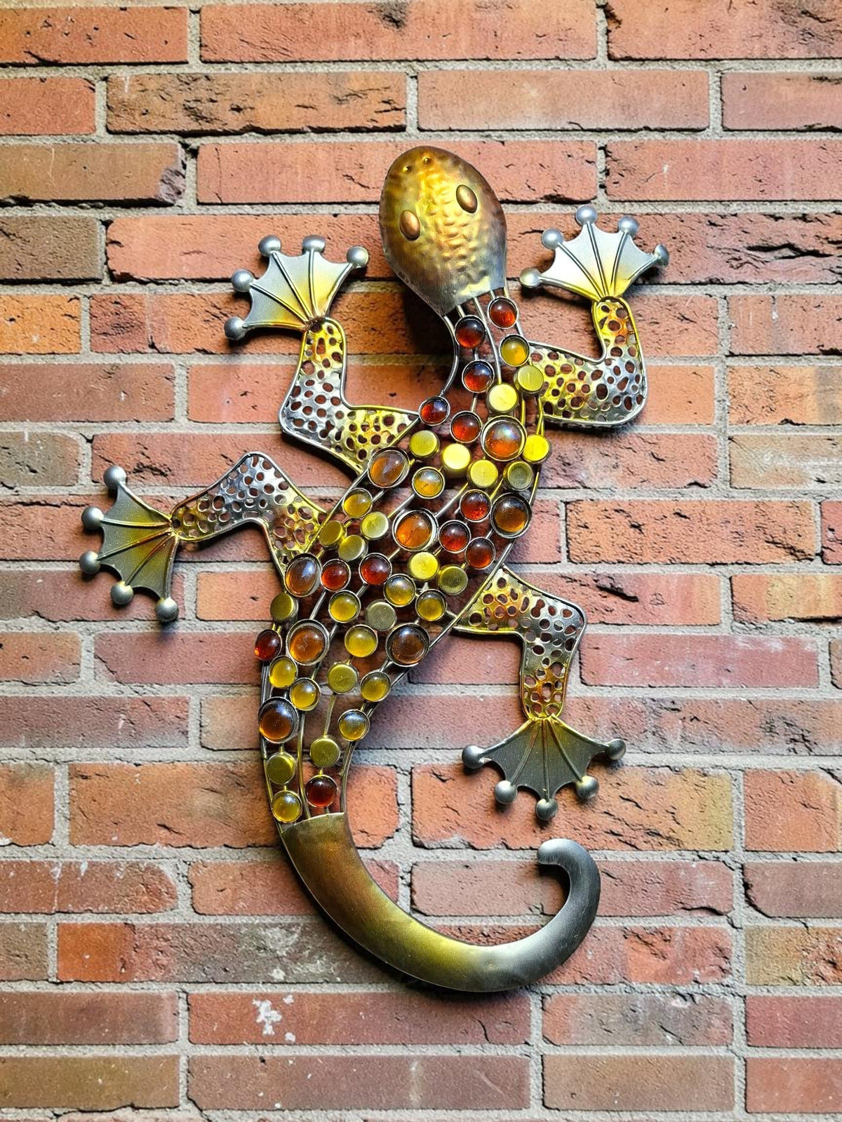Gekko Goud tuindecoratie – sfeerbeeld