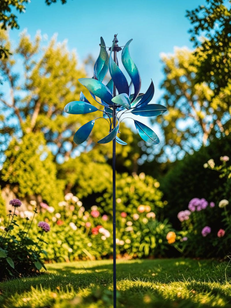 Iris tuindecoratie – sfeerbeeld