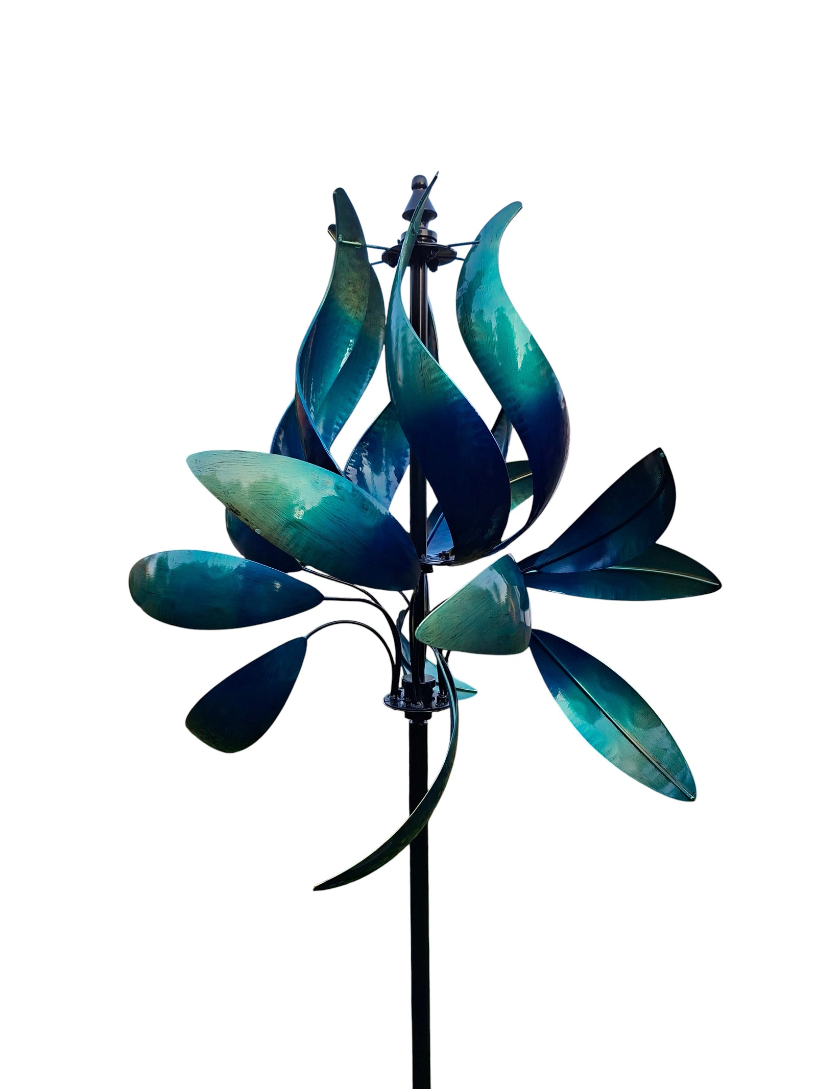 Iris tuindecoratie – close-up