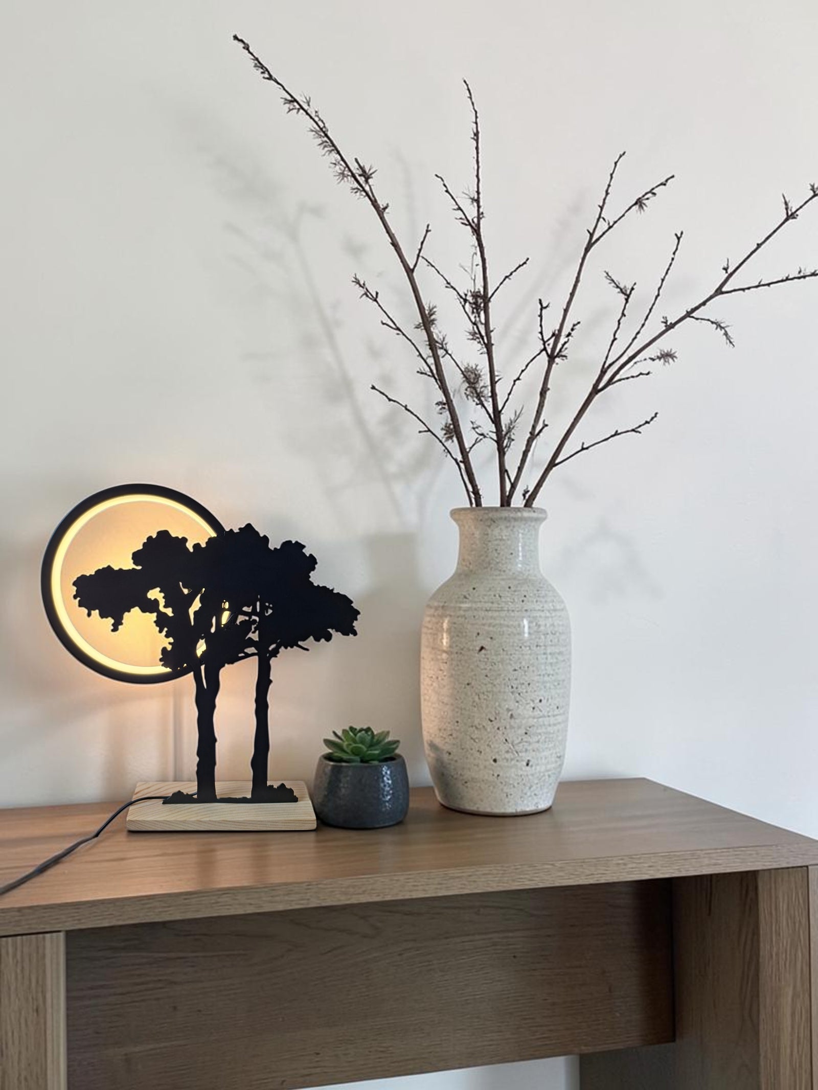 Lamp Bomen (Binnen) tuindecoratie – sfeerbeeld