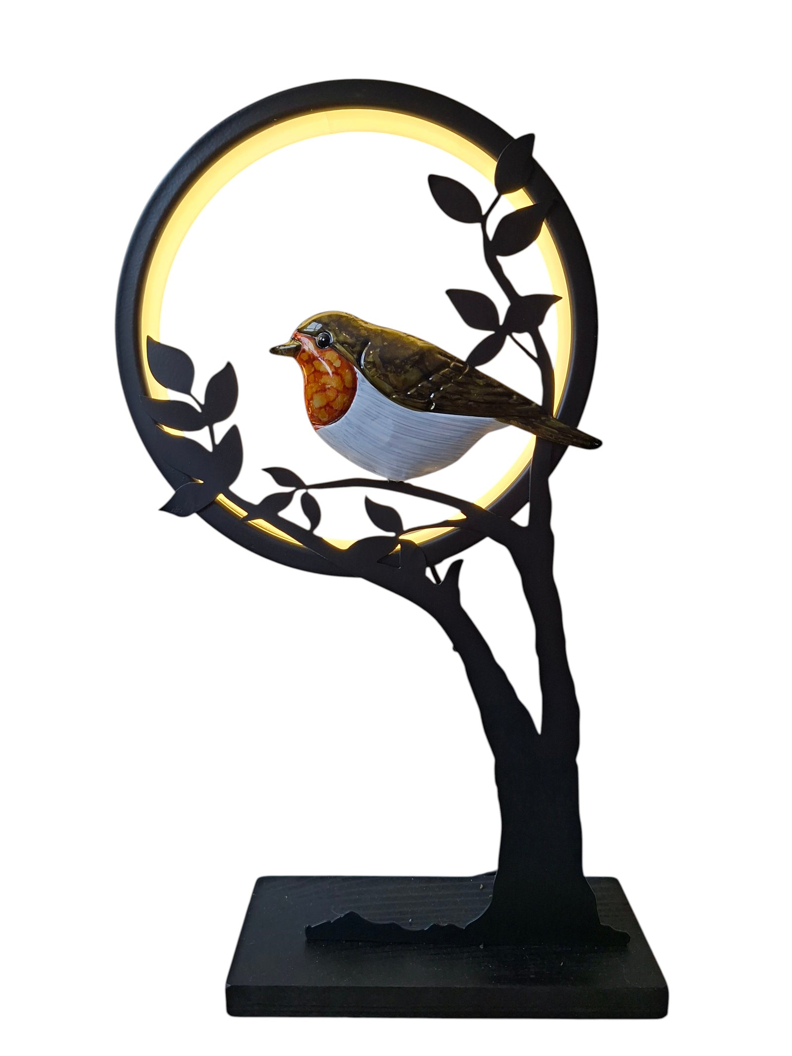Lamp Roodborstje (Binnen) tuindecoratie – detailfoto