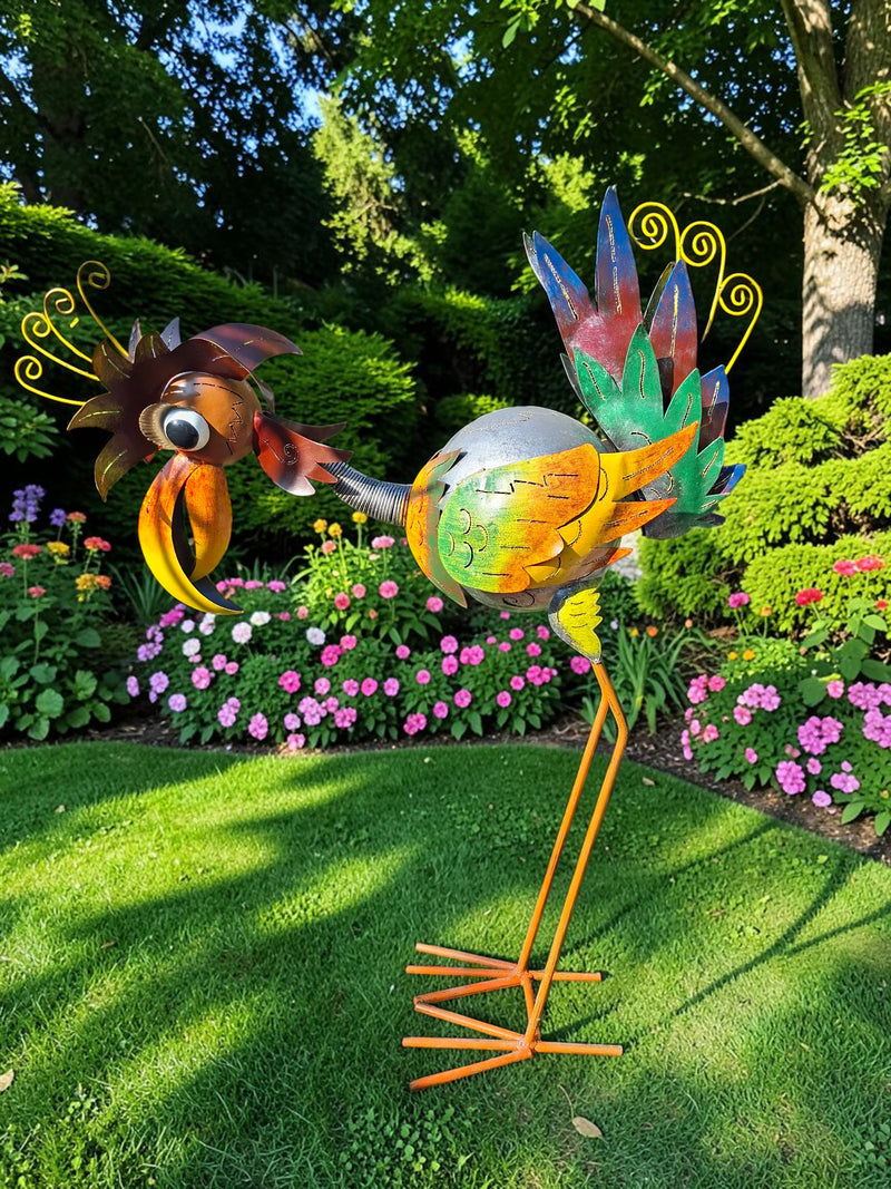 Paradijsvogel tuindecoratie – sfeerbeeld