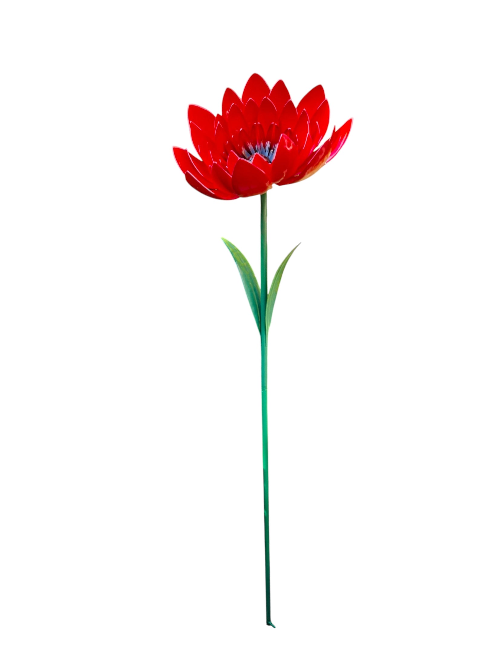 Rode Grote Bloem tuindecoratie – detailfoto
