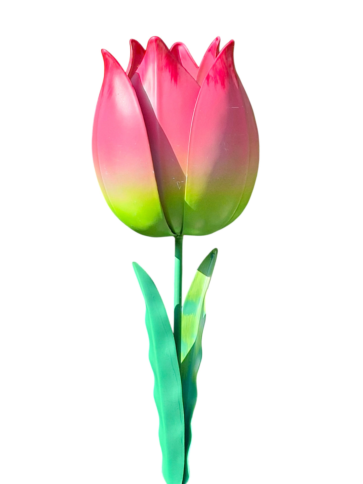 Roze Tulp tuindecoratie – sfeerbeeld