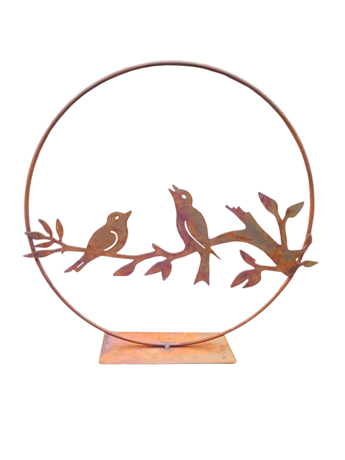 Staande ring Horizontaal met Vogels tuindecoratie – detailfoto