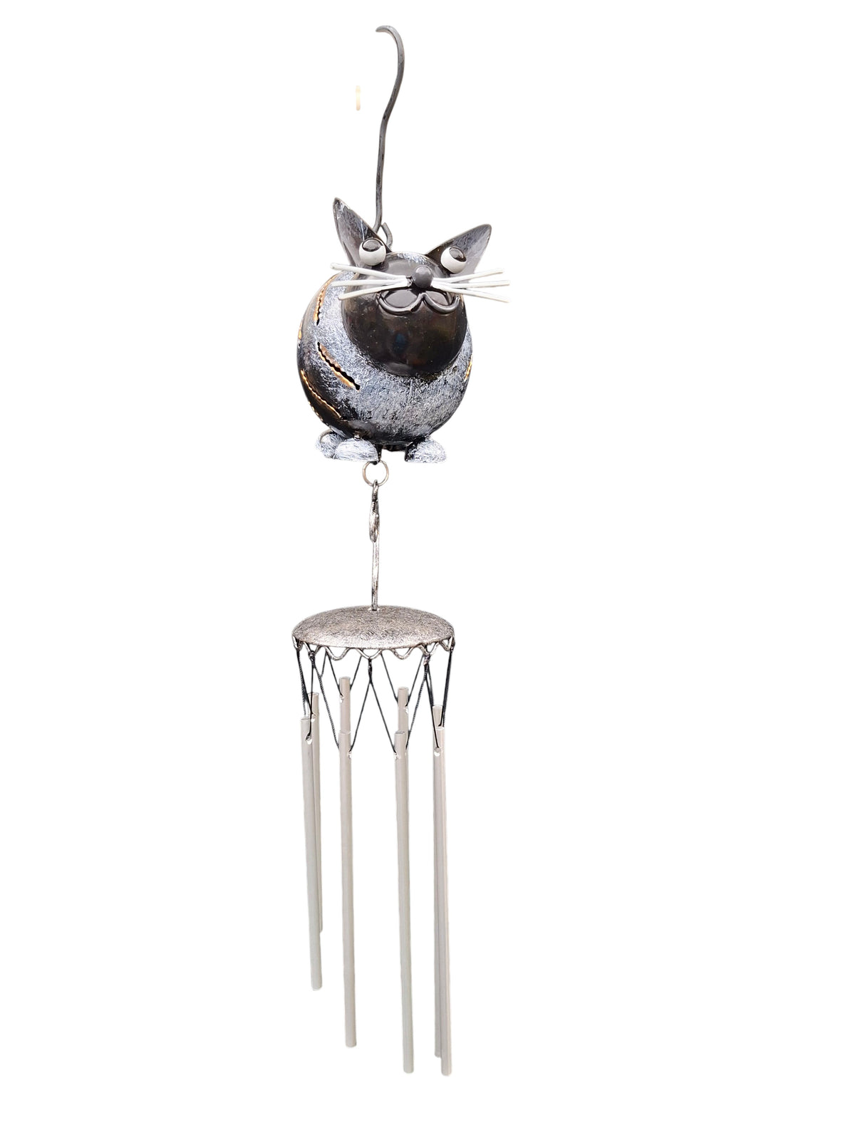 Windgong Kat tuindecoratie – detailfoto